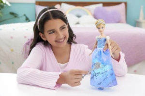 Disney Princess Papusa Cenusareasa Interactiva Cu Rochie Luminoasa - Img 2