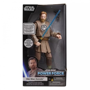 Figurina interactiva premium Obi-Wan Kenobi, Star Wars, lumini si sunete activate de miscare, 25 cm - Img 5