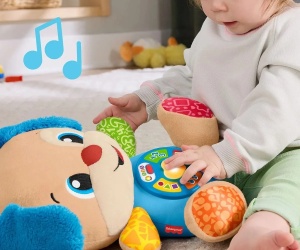 Fisher Price Catel Interactiv Cu Urechi Albastre Rade Si Invata - Img 3