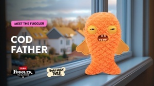 Fuggler - Jucarie de plus, 23 cm - Ciudateii animale uratele, Cod Father - Img 2