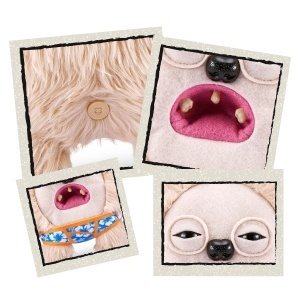 Fuggler - Jucarie de plus, 23 cm - Ciudateii in vacanta, Hedge Grog - cream - Img 3