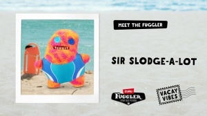 Fuggler - Jucarie de plus, 23 cm - Ciudateii in vacanta, Sir Splodge A Lot - multi - Img 5