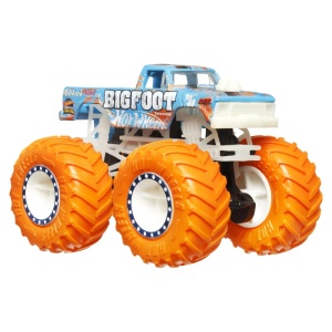 Hot Wheels Monster Truck Glow In The Dark Masinuta Bigfoot Scara 1 La 64