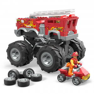 Hot Wheels Monster Truck Mega Set Constructie 5 Alarm - Img 1