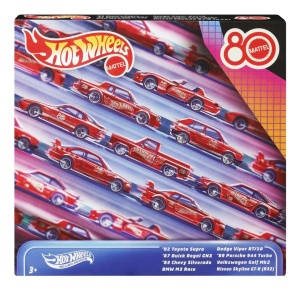 Hot Wheels Silver Series Aniversarea A 80 De Ani Set 8 Masinute Metalice Scara 1 La 64 - Img 1