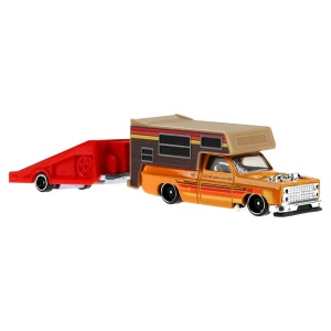 Hot Wheels Track Fleet Masina Flota Chevy Silverado Driftcation Scara 1 La 64 - Img 2
