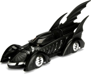Jada Dc Set Batman Forever Figurina Batman Si Masinuta Metalica Batmobile Scara 1 La 24 - Img 4