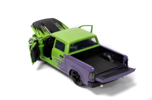 Jada Marvel Set Figurina Hulk Si Masinuta Metalica Ram 1500 2014 Scara 1:24 - Img 5