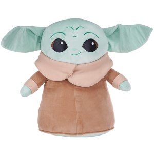 Jucarie din plus Baby Yoda, The Mandalorian, Star Wars, 28 cm - Img 2