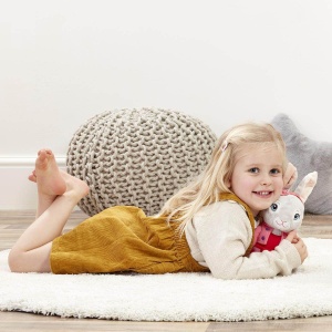 Jucarie din plus cu sunete Lily Bobtail, Peter Rabbit, 25 cm - Img 5