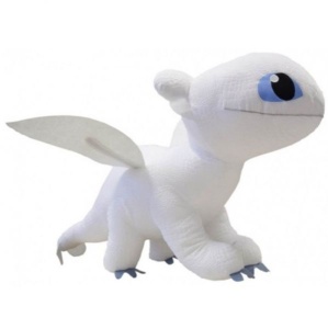 Jucarie din plus Light Fury, Dragons, 40 cm - Img 2