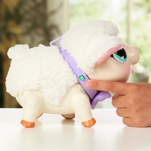 Jucarie interactiva Little Live Pets, My Pet Lamb, Mielul Snowie, merge, danseaza si emite peste 20 de sunete - Img 5