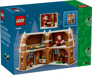 LEGO Seturi emblematice - Casa festiva din turta dulce (40809) - Img 10