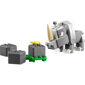 LEGO Super Mario - Set de extindere - Rinocerul Rambi (71420) - Img 6