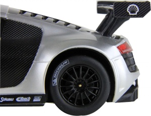 Masina Cu Telecomanda Audi R8 Argintiu Cu Scara 1 La 24 - Img 4