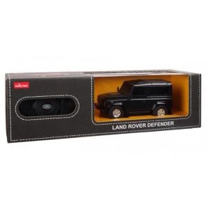 Masina Cu Telecomanda Land Rover Defender Negru Cu Scara 1 La 24 - Img 1