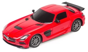 Masina Cu Telecomanda Mercedes-Benz Sls Amg Rosu Cu Scara 1 La 18 - Img 5