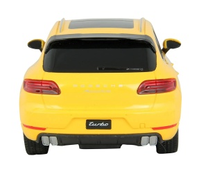 Masina Cu Telecomanda Porsche Macan Turbo Galben Cu Scara 1 La 24 - Img 2