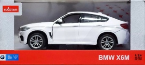 Masinuta Metalica Bmw X6M Alb Scara 1 La 24 - Img 4