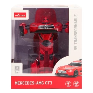 Masinuta Metalica Convertibila Mercedes Benz Gt3 Rosie Cu Scara 1 La 32