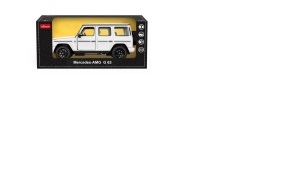 Masinuta Metalica Mercedes Amg G63 Alb Scara 1 La 24