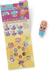 Melissa And Doug Sticker Wow Patrula Catelusilor Set De Joaca Autocolante Si Stampila Skye - Img 2