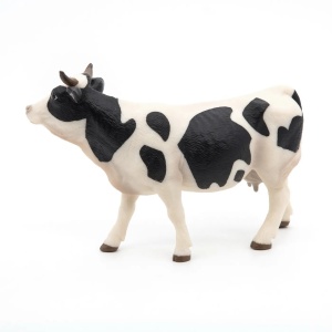 Papo Figurina Vacuta Cu Blana Alba Si Neagra - Img 5