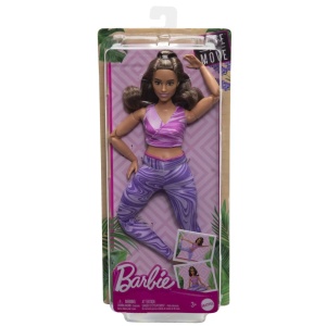 Papusa Barbie Made To Move Satena Cu Top Roz - Img 2