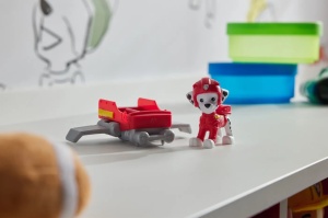 Patrula Catelusilor Action Pups Set Vehicul De Salvare Hoverboard Si Figurina Marshall 5 Cm - Img 4