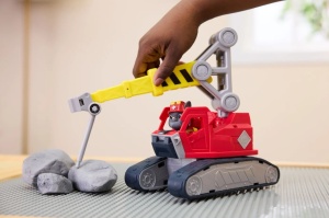 Patrula Catelusilor Rubble Si Echipa Set Vehicul Excavator Si Figurina Charger - Img 8