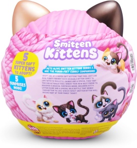 Pets Alive - Jucarie de plus interactiva pisica cu accesorii supriza, Smitten Kittens, Seria 2 - Img 10