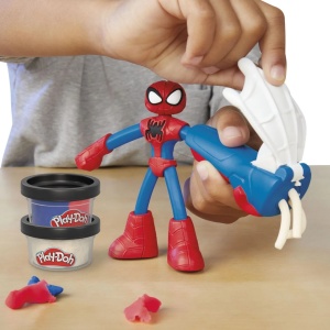Play-Doh Marvel Figurina Flexibila Cu Accesorii Spider Man 10Cm - Img 5