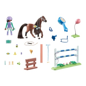 Playmobil - Arena Cu Zoe Si Calutul Blaze - Img 6