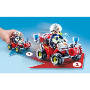 Playmobil - ATV de pompieri Playmobil - Img 6