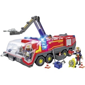 Playmobil - Autospeciala de pompieri pentru aeroport cu lumini si sunete - Img 2
