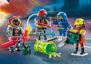 Playmobil-CREEAZA PROPRIA FIGURINA ECHIPA DE POMPIERI - Img 3