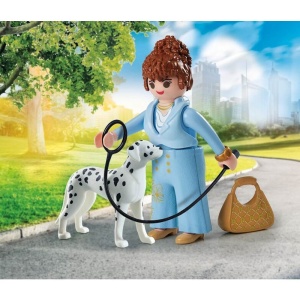 Playmobil - Figurina manager cu animalut de colectie caine Dalmatian - Img 4