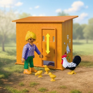 Playmobil - Jucarie de rol Cotetul gainilor - Img 4
