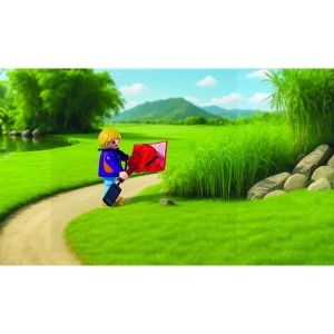 Playmobil - Jucarie de rol Ingrijitor zoo cu vehicul - Img 3