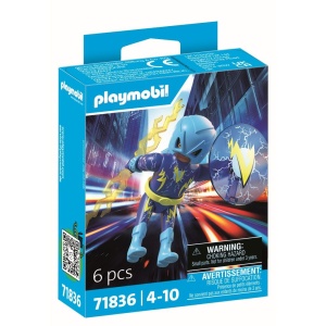 Playmobil - Jucarie de rol Supereroul fulger - Img 2