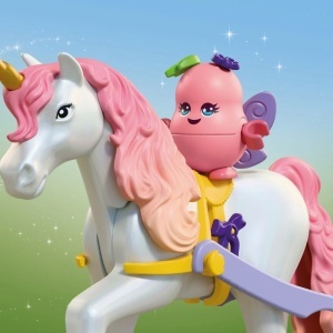Playmobil - Jucarie de rol Unicorn cu trasura zanei - Img 2