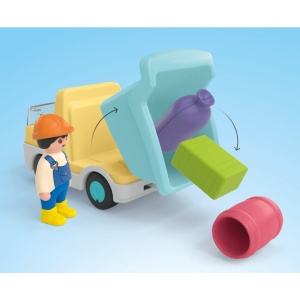 Playmobil Junior - Camion cu garaj de sortare - Img 4