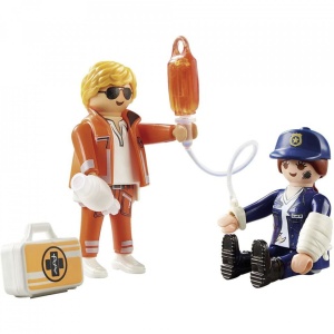 Playmobil - Set 2 Figurine - Doctor Si Politist - Img 4