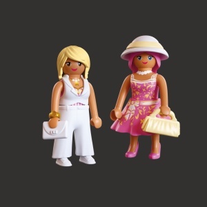 Playmobil - Set 2 figurine prietene la shopping - Img 4
