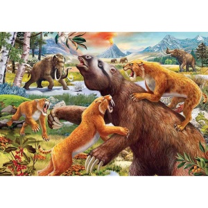 Puzzle Animale In Salbaticie, 2X24 Piese - Img 2