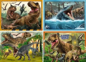Puzzle Jurassic World Bumper Pack 4X100 - Img 2