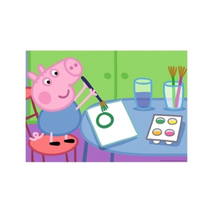 Puzzle Purcelusa Peppa, 2X24 Piese - Img 3