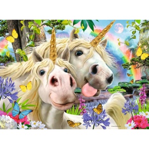 Puzzle Selfie Cu Unicorni, 100 Piese - Img 2