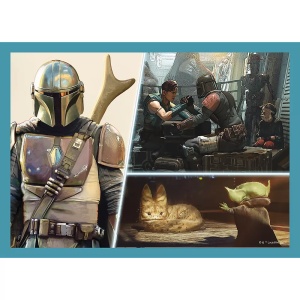 Puzzle Trefl 4In1 Star Wars - Mandalorianul - Img 6