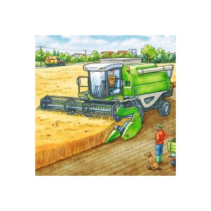 Puzzle Utilaje Agricole, 3X49 Piese - Img 3